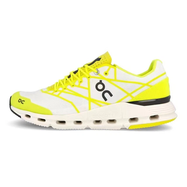 Men's On Cloudnova Form Running Shoes - Neon/White