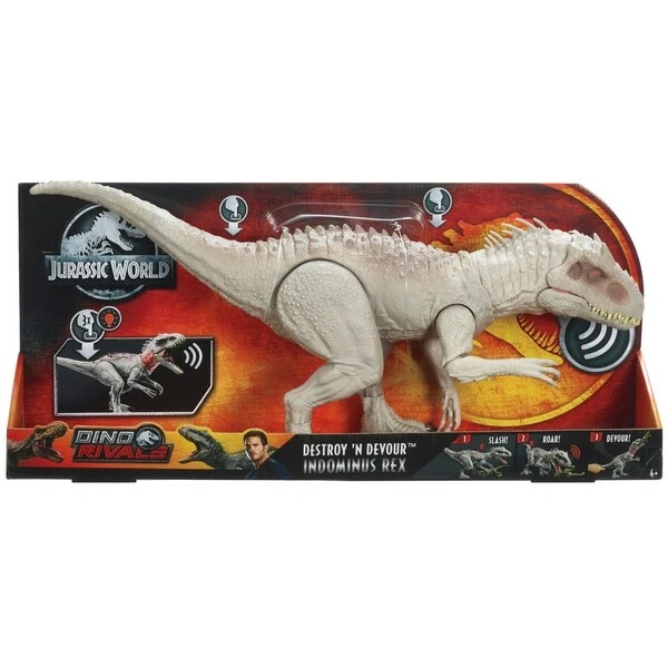 MATTEL JURASSIC WORLD Destroy 'N' Devour Indominus Rex Action Figure