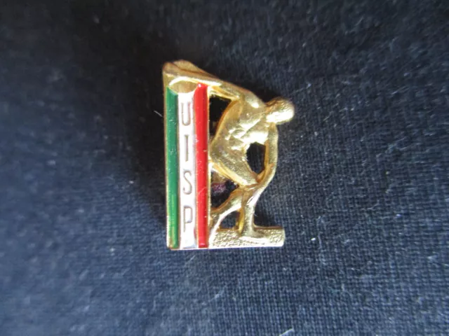 Distintivo  Insigne Badge Broche Uisp Unione Italiana Sport Popolare 2