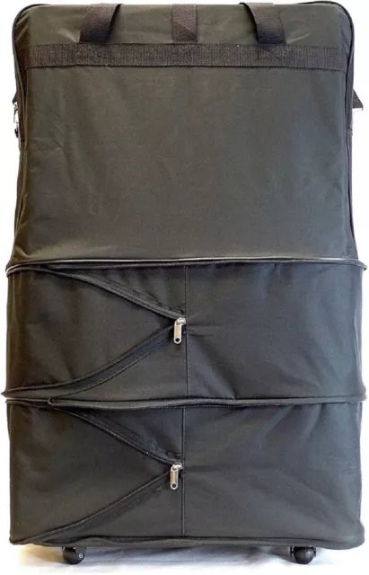 40" Expandable Rolling Duffel Bag Wheeled Spinner Suitcase Luggage 2