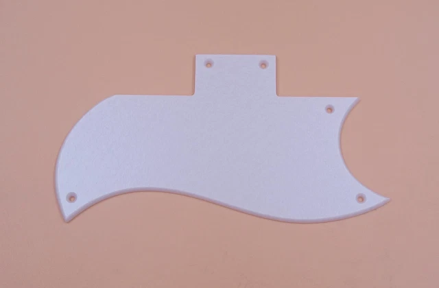 Metallic White Acrylic Pickguard For Epiphone Sg G400 Pro Guitar