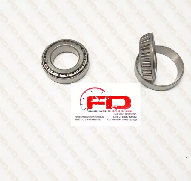 Kit 2 Cuscinetti Differenziale Per Fiat 500 F L R 126