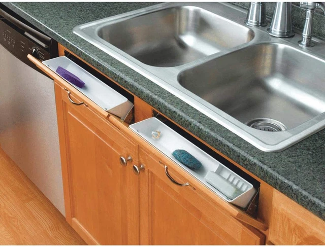 11 Inches Tip-Out Front Sink Tray Set Cabinet Drawer Organization Kitchen Newâ
