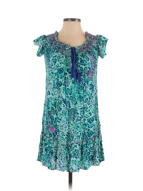 NWT Krista Lee Women Blue Casual Dress S