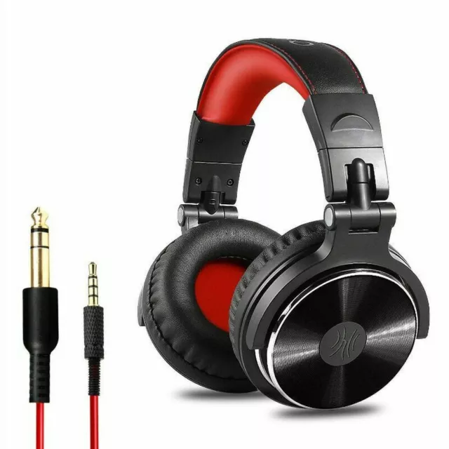 OneOdio DJ Kopfhörer Over Ear Stereo Kopfhörer Ohrhörer mit Kabel Headset