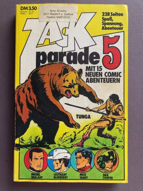 Zack Parade Nr. 5 Comic - Vaillant, Cooper... Taschenbuch Koralle Verlag 1974