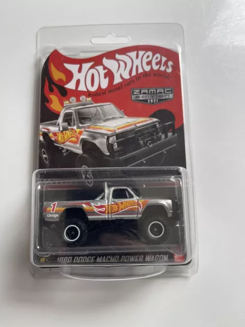 Hot Wheels 1980 DODGE MACHO POWER WAGON ZAMAC 2021 Collector BRAND NEW SEALED a