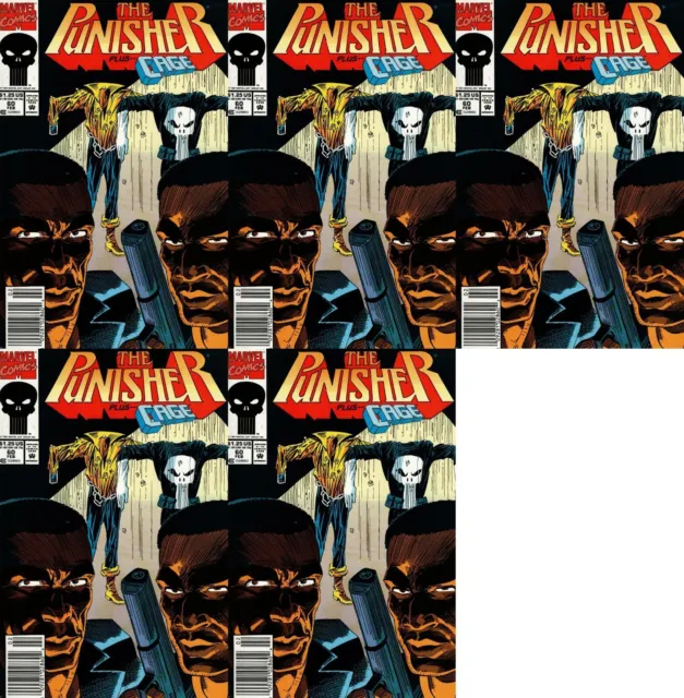 Punisher #60 Newsstand Covers (1987-1995) Marvel Comics - 5 Comics
