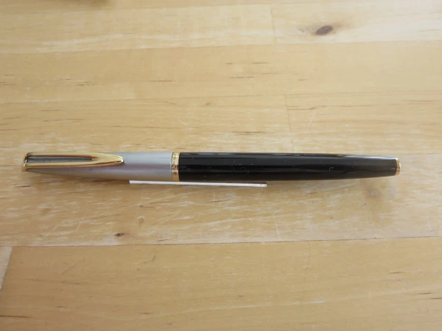 Stylo Plume Waterman Forum Vintage - Gris/vert Acier - Occasion Avec Traces D'usure