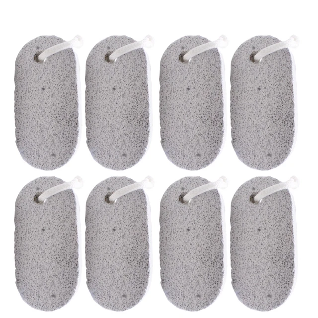 Bloques de molienda de rocas de lava ovaladas juguetes para masticar hámster - 12 piezas molar de calcio natural