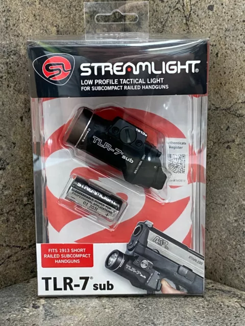 NEW Streamlight TLR-7 SUB Gun Mounted Flashlight 1913 Short Models ONLY 69402