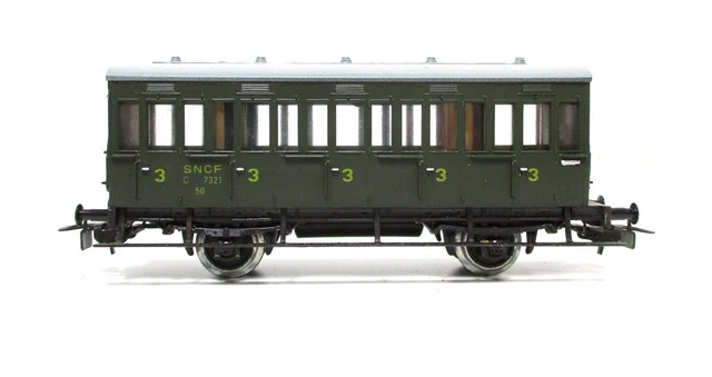 PIKO H0 PERSONENWAGEN Abteilwagen 3.KL 7321 SNCF (4520G) EUR 9,99 ...