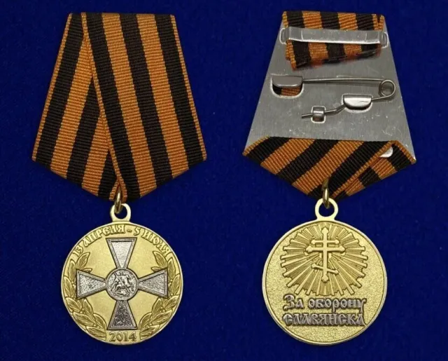 Krieg Russland Ukraine 🔥 Medaille „Für Die Verteidigung Von Slowiansk“...
