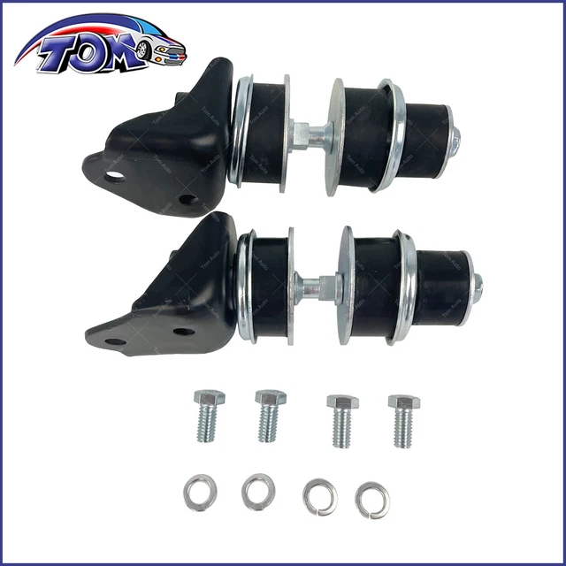 FRONT ENGINE MOUNT Kit with Brackets For 19551957 Chevy Bel Air SBC V