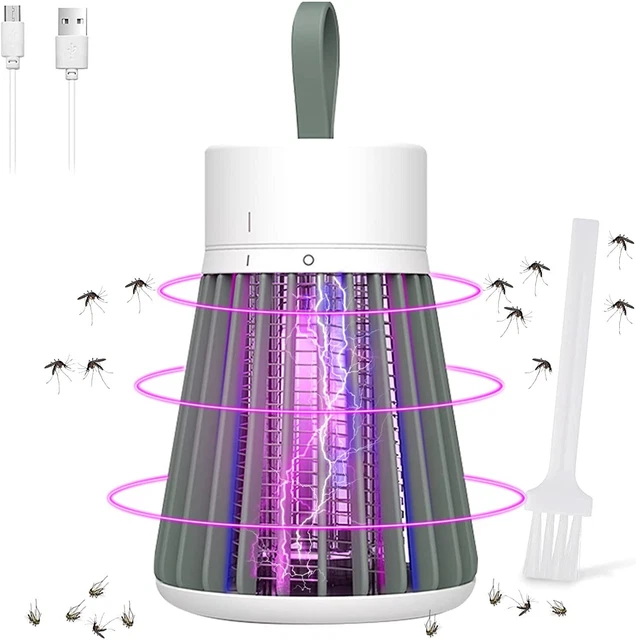 NEU Elektrischer UV LED Insektenvernichter Lampe Fliegen Mückenfalle Mückenlampe