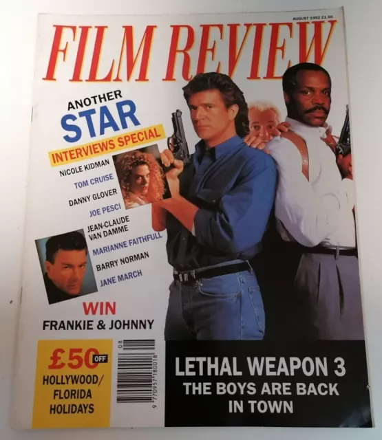 MAGAZINE - Film Review Magazine August 1992 Lethal Weapon 2 Nicole Kidman