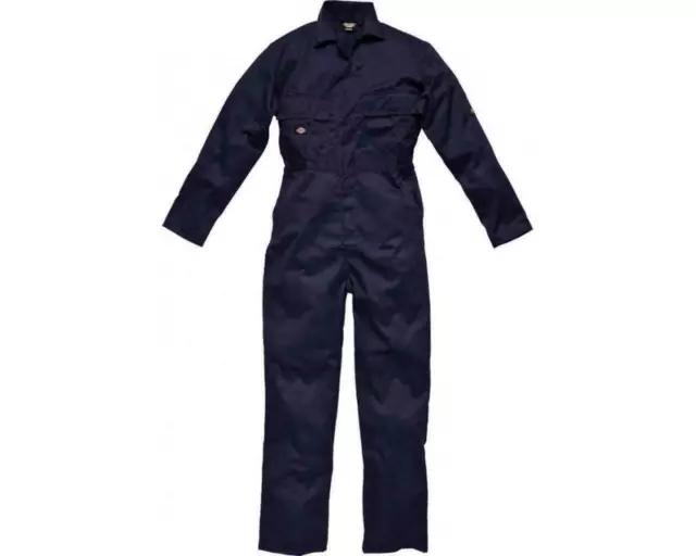 Traje de caldera Dickies Redhawk Workwear WD4829 con tachuelas frontal manga larga 3