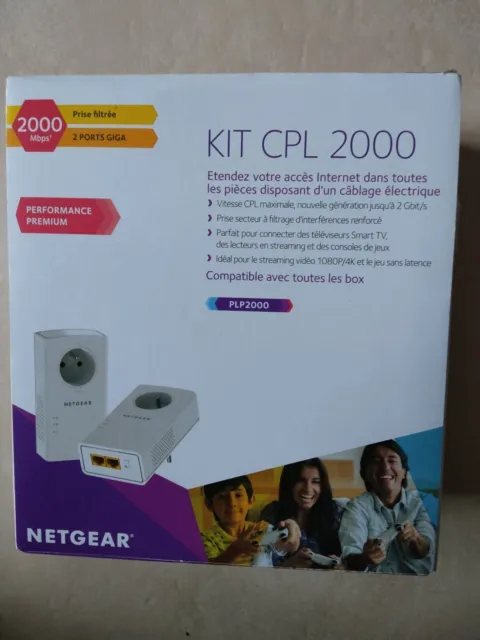 Netgear PLP2000  100FRS - CPL Powerline 2000