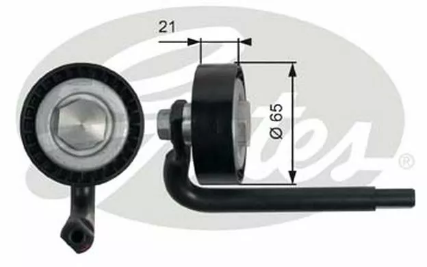 GATES Galet tendeur pour BMW Série 3 5 X5 X3 T39038 - Pièces Auto Mister Auto