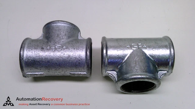 Georg Fischer 770130269  Galvanized Reducing Tee, Size:, See Desc #219574