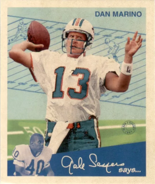 1997 Fleer Goudey II #13 Dan Marino Miami Dolphins