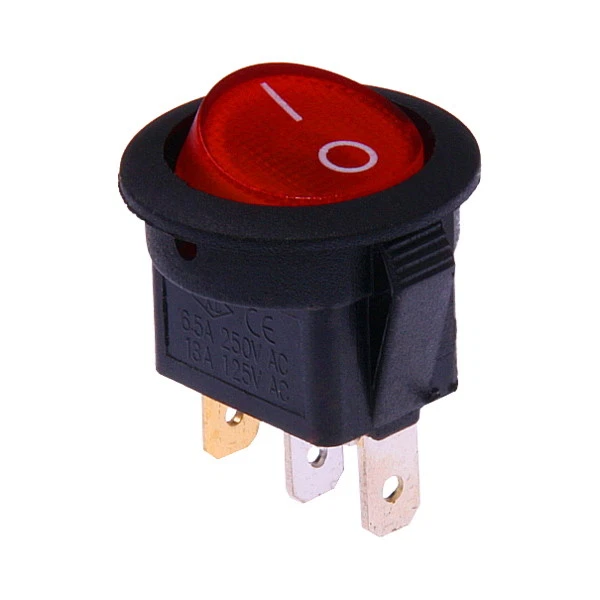 Interrupteur à Bascule Lumineux 12V/230V - Rouge, Bleu, Vert, Jaune - Pour Circuit électrique