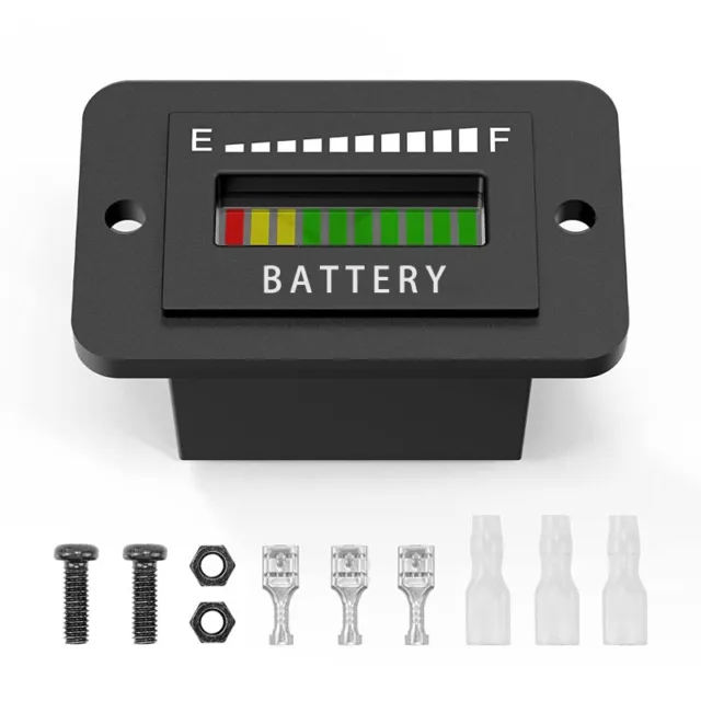 12/24V Volt Battery Indicator Meter Gauge Fit For EZGO Yamaha Golf Cart Motor