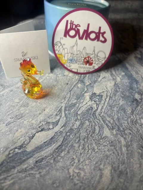 Rare, Swarovski, Artist Signed Lovlot Seahorse Gina. Truly a collectors dream.