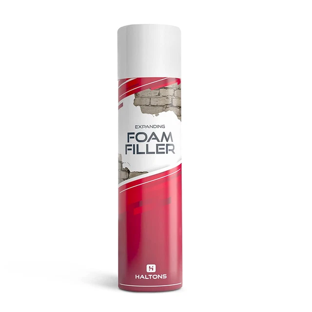 Relleno de espuma expansiva Haltons 500 ml - sellador en aerosol impermeable para paredes