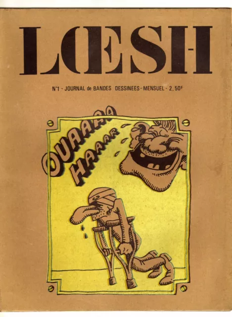 LOESH N°1 Journal de bandes dessinées mensuel FREAK