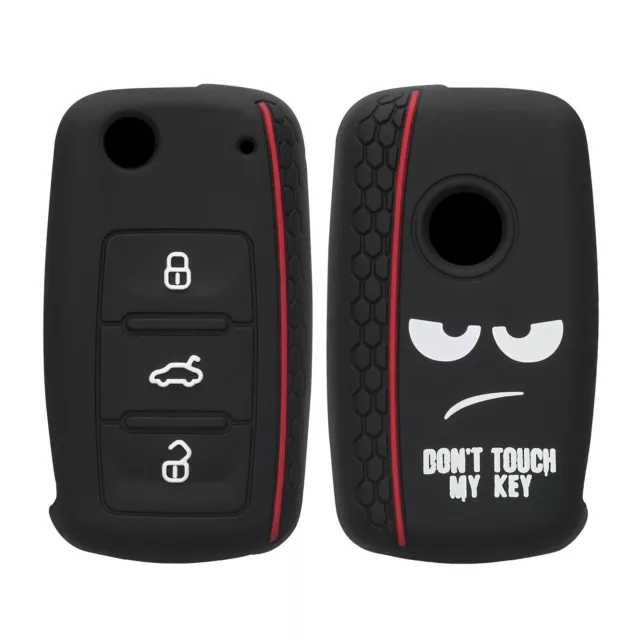 kwmobile Custodia Coprichiave Compatibile con VW Skoda Seat con 3 tasti Cover...