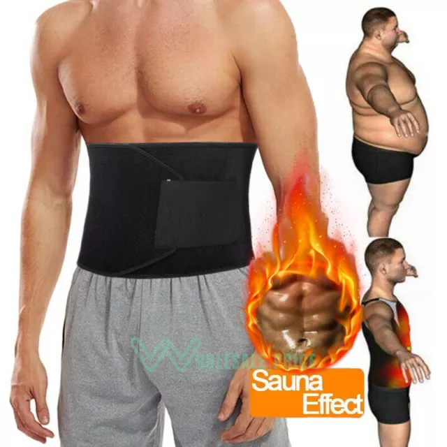 Men's Waist Trainer Corset Sauna Sport Yoga Slimmer Belt Weight Loss Body Shaper