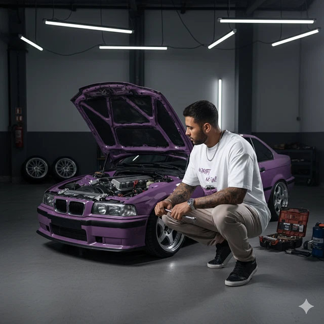 T-SHIRT – BMW M3 E30 - BOBINE ET CAMBOUIS