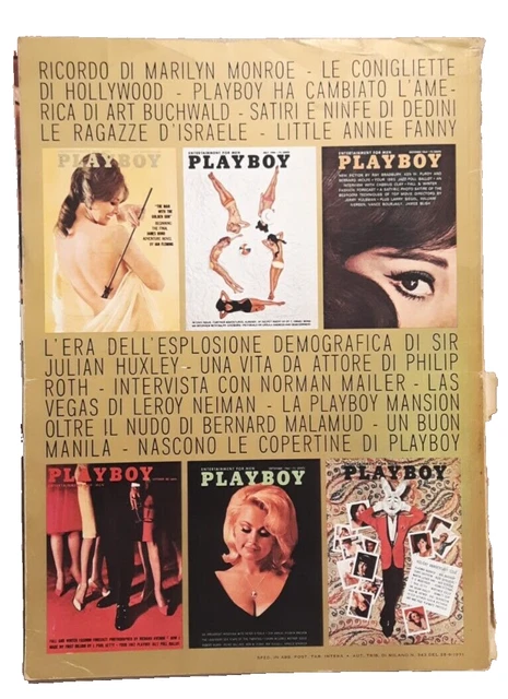 IL MEGLIO DA PLAYBOY CON POSTER DOPPIO DI MARILYN MONROE
