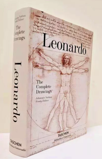 LEONARDO DA VINCI: The Complete Drawings (8"x6"x2) TASCHEN Hardcover *Brand NEW*