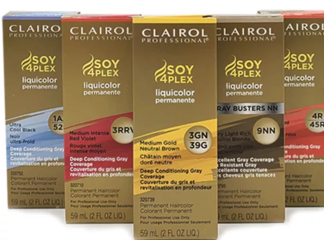 8. Clairol Professional Soy4Plex Liquicolor Permanent Hair Color, 9AA Lightest Ash Blonde - wide 8
