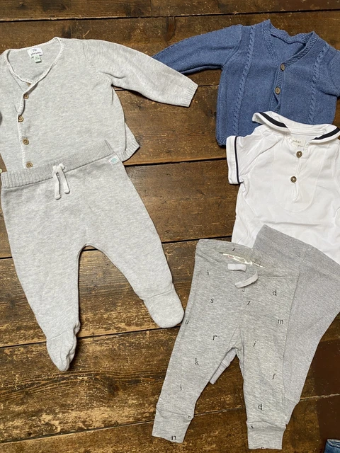 Pacchetto bambini età 0-3 mesi set a maglia John Lewis leggings Zara principiante marinaio