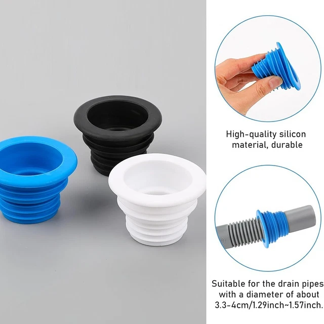 Adaptateur De Tuyau De Vidange MIKIKIT Pour évier | Connecteur étanche En PP | Rallonge Pour Système De Drainage, Installation Facile