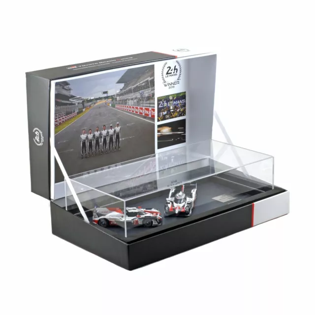 Toyota Gazoo Racing 1:43 TS050 #8 & 7 Le Mans 2019 1-2 Finish Podium Set