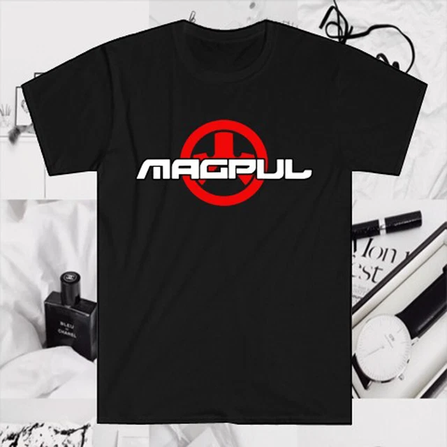 Magpul Firearms Guns Logo Men's Black T-Shirt Size S to 5XL