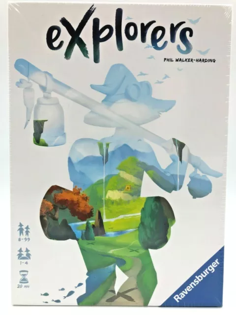 Ravensburger - Explorers  Familienspiel für 1-4 Spieler ab 8 Jahren Flip & Write