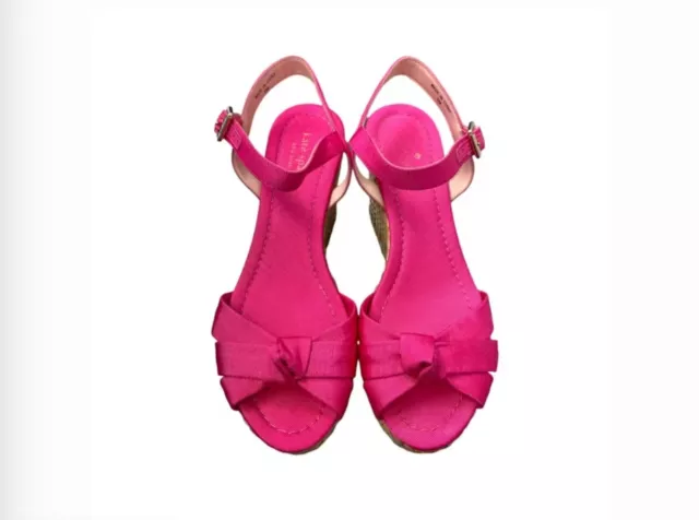 WOMEN'S PINK KATE Spade Platform Sandals Shoes sz 9 $40.00 - PicClick