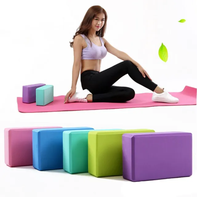 conditionnement physique le yoga block brick exercice de pilates mousse de gym