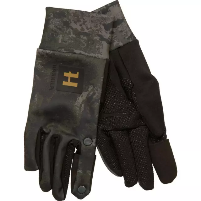 Harkila Härkila NOCTYX camo fleece glove w/foldback finger AXIS MSP® Black Large