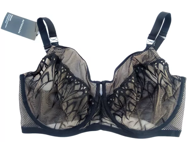 MARKS & SPENCER Autograph Minimiser With Swiss Designed Embroidery Bra  -Size 32C £14.99 - PicClick UK