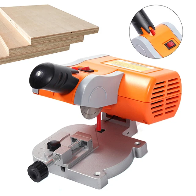 HIGHSPEED MINI BENCHTOP Cutoff Miter Saw W/ Steel Blade For Cutting