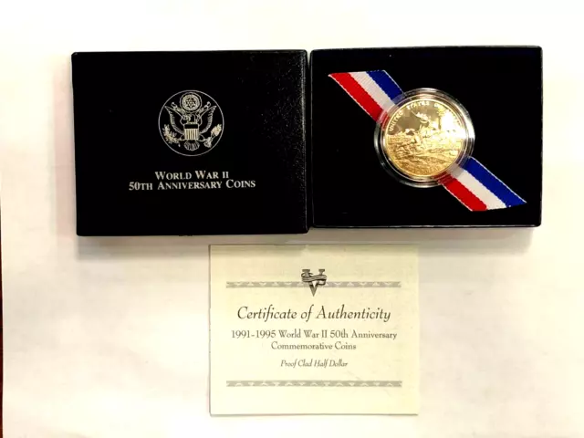 1991-1995 World War II 50th Anniversary Commemorative Coin