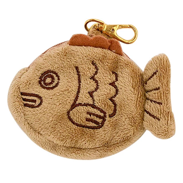 Sac à monnaie en forme de poisson Sac à main Pochette de rangement Pochette de r