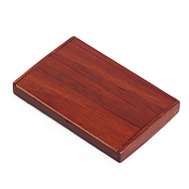 Soporte para números de mesa de madera soporte para exhibición soporte para tarjetas de visita