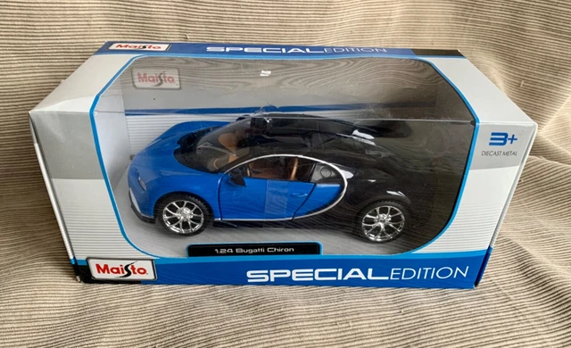 MAISTO BUGATTI CHIRON Special Edition Diecast Boxed 1:24 Scale New $15.